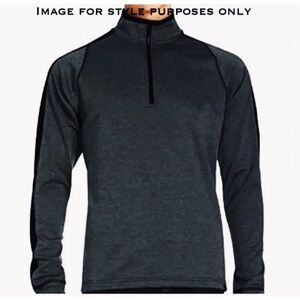 HAWKE & CO Performance Fleece Pullover in Black